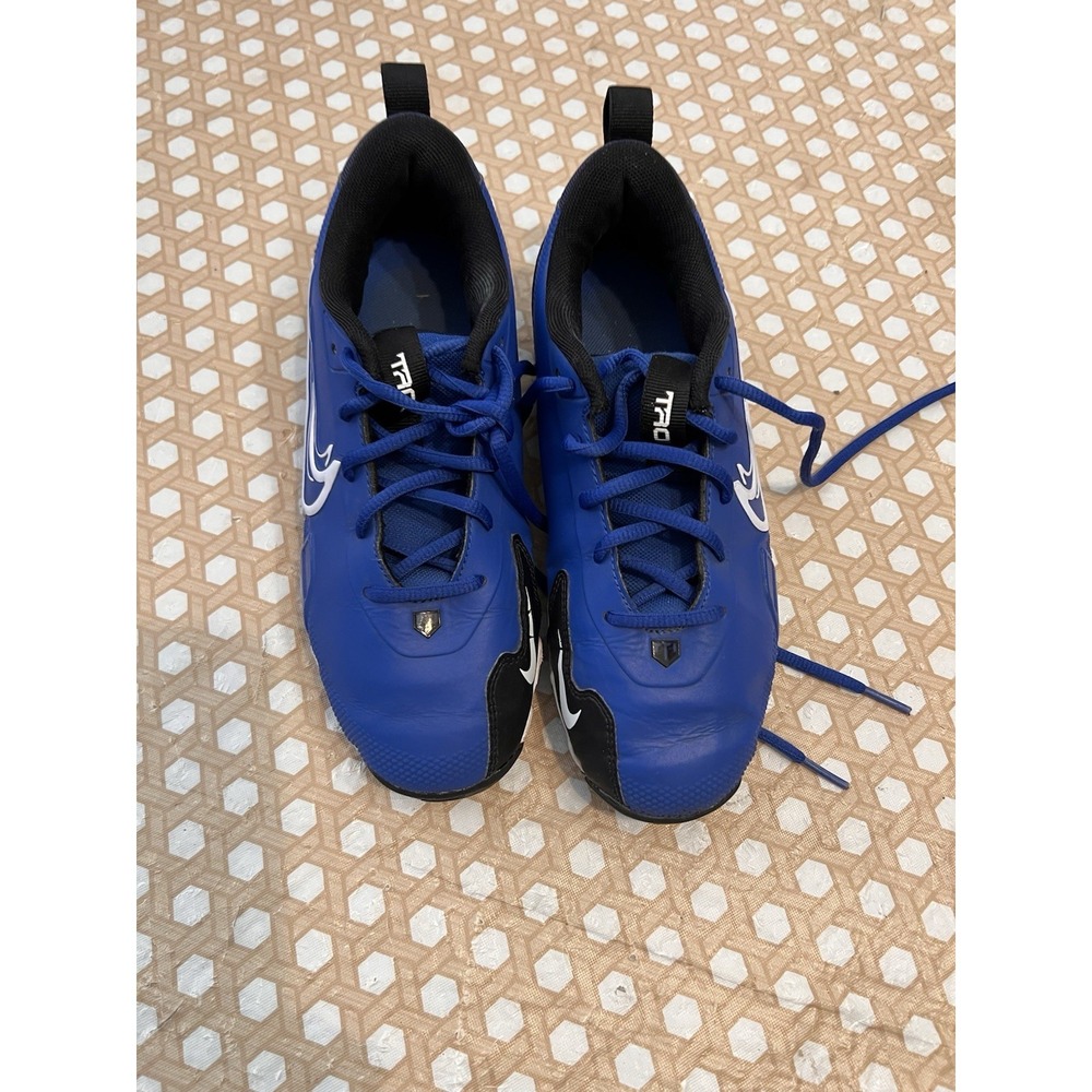 Nike Force‎ Trout 9 Keystone Baseball Cleats Royal Blue Size 4Y FB9731-401